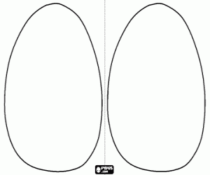 To paint and decorate Easter eggs coloring page