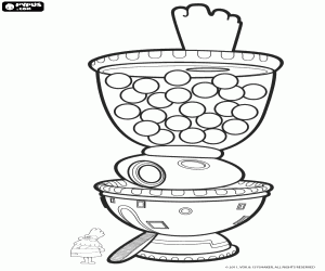 Palace of sweets of Jammbo coloring page