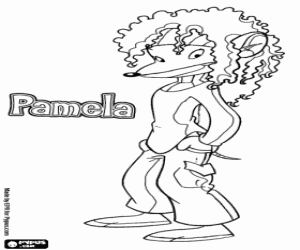 Pamela from the Club of Tea Stilton coloring page