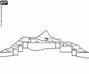 The Panama canal, 1914 coloring page