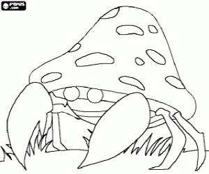 Parasect - Bug Grass type Pokémon coloring page