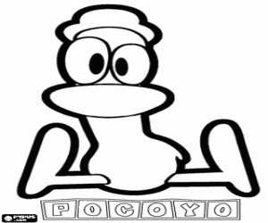 Pato, Pocoyo's friend coloring page