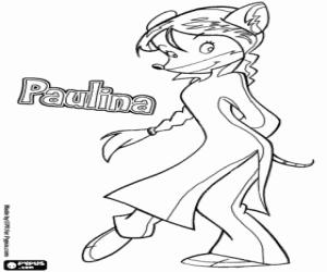 Pauline, a friend of Thea Stilton coloring page