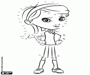 Penny Peterson, dot to dot coloring page