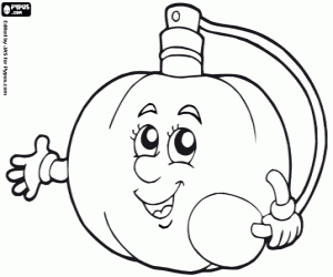 Perfume coloring page