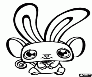 Pet from Littlest PetShop coloring page