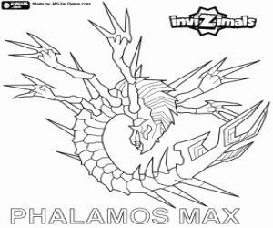 Phalamos Max, Invizimals coloring page