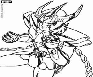 Phoenix Ikki coloring page