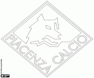 Piacenza Calcio logo coloring page
