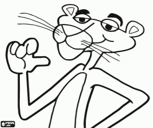 Pink Panther coloring page