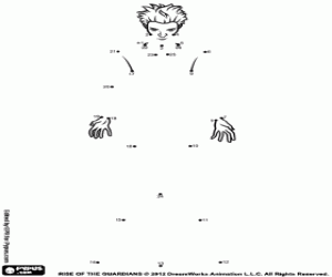 Pitch, drawing to connect the dots coloring page