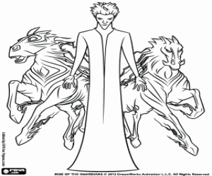 Pitch, Rise of Guardians character coloring page