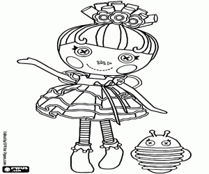 Pix E. Flutters by Lalaloopsy coloring page