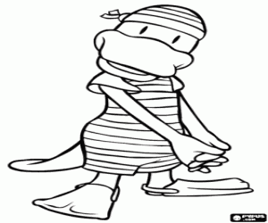 The Platypus Alice coloring page