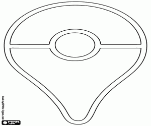 Pokemon Go Plus coloring page