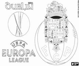 Porto,champion Europa League 2010-11 coloring page