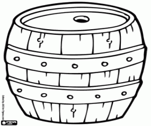 Powder keg coloring page