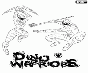 Power Rangers Dino Thunder coloring page
