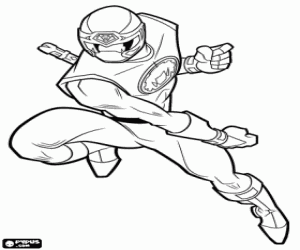 Power Rangers Samurai  coloring page