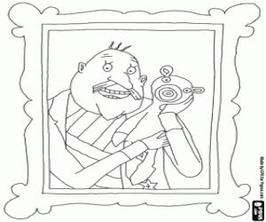 The Prime Minister framed coloring page