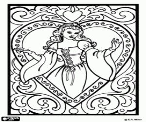 Princess Leonora of E. R. Miller coloring page