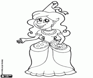 Princess coloring page