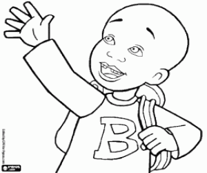 The protagonist is Little Bill coloring page
