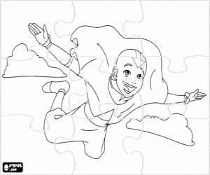 Puzzle of Avatar: The Last Airbender coloring page