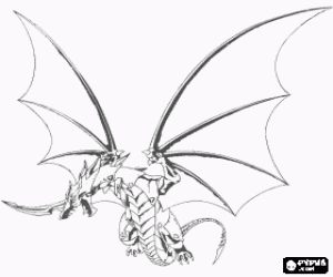 Pyrus Drago, Bakugan coloring page