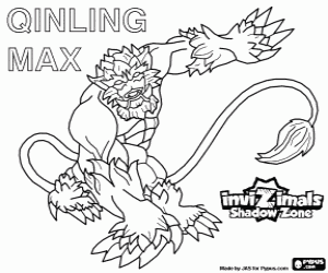 Qinling Max, Invizimals Shadow Zone coloring page