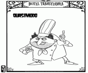 Quasimodo from Hotel Transylvania coloring page