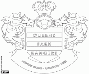 Queens Park Rangers logo coloring page