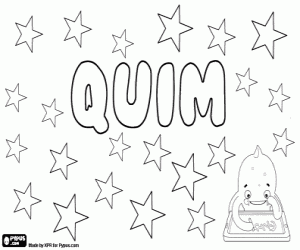 Quim, variant of Joaquim coloring page