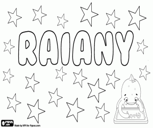 Raiany, name of uncertain origin coloring page
