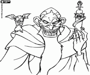 Rasputin and Bartok coloring page