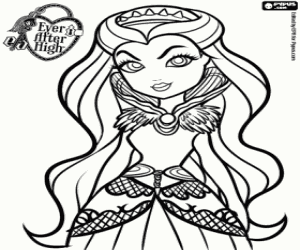 Raven Queen, Ever After High coloring page
