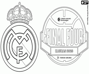Real Madrid, EuroLeague 2023 coloring page