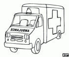 An ambulance ready for an emergency service