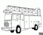 A modern fire truck