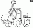 A truck with a load lifting system