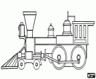 Large steam locomotive