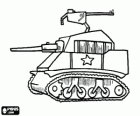A war tank or battle tank