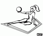 Rhythmic gymnastics - Ball exercise