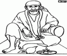 Sai Baba of Shirdi, indian guru, yogi and fakir who is regarded by his followers as a saint