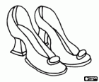 A pair of elegant high-heeled shoes