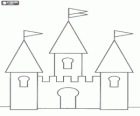  Small castle with three towers