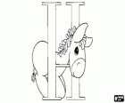 Letter H with a little horse
