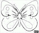 Puzzle of butterfly