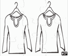 Puzzle of spring-like blouses for girl