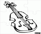Puzzle of violin